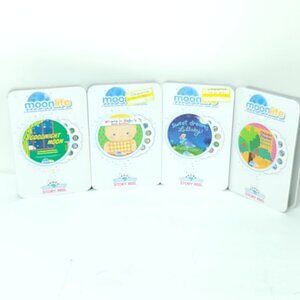 Lot of 4 Moonlite Storybook Story Reels Goodnight Moon Belly Button Dreams Chica